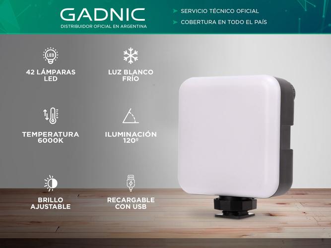 Iluminador Led Regulable Gadnic Panel para Fotografía - 1