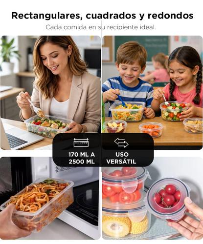 Set x 12 Tapers Gadnic Recipiente Herméticos Organización Cocina - 3