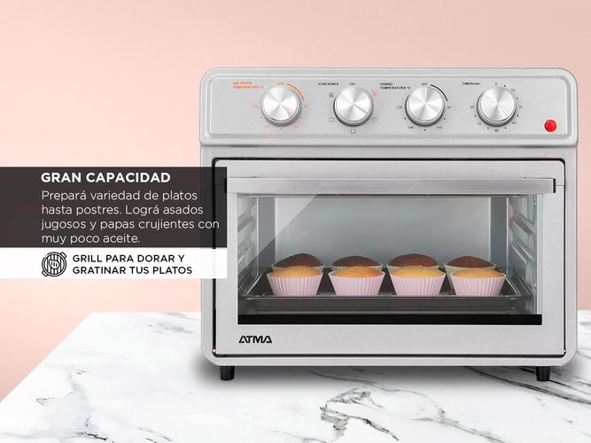 Horno Grill Con Freidora De Aire 23L Atma Hgfa2323pi - 3