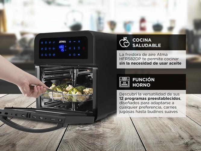 Freidora de Aire Horno Atma Digital 11.6L 1800W Timer HFR582DP - 2