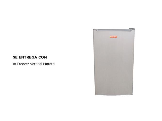 Freezer Vertical Moretti Nordic 80 Gris - 5