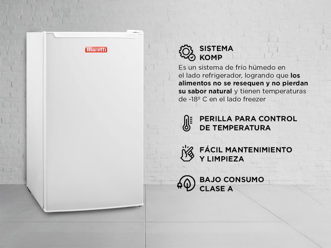 Freezer Vertical Moretti Nordic-80 Blanco - 3