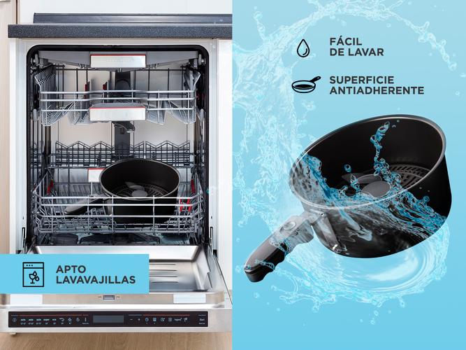 Freidora de Aire Gadnic F70 Sin Aceite 7 Litros 1400w Timer Control Temperatura - 4