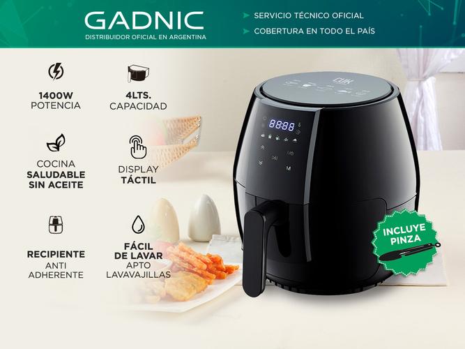 Freidora Sin Aceite Gadnic F40 Pro 4Lts 1400w Control Digital Antiadherente - 1