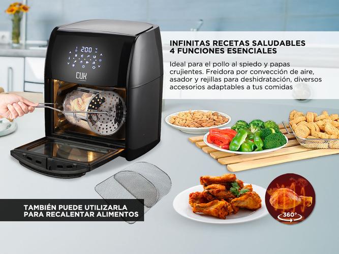 Freidora Sin Aceite Gadnic F120 12Lts 1700w Control Digital Antiadherente - 2