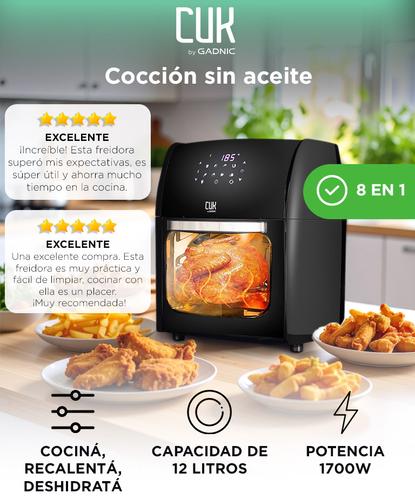 Freidora Sin Aceite Gadnic F120 12 Litros1700w Panel Digital Antiadherente - 1