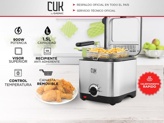 Freidora Eléctrica Gadnic FA15 220V 15 Litros Usado - 1