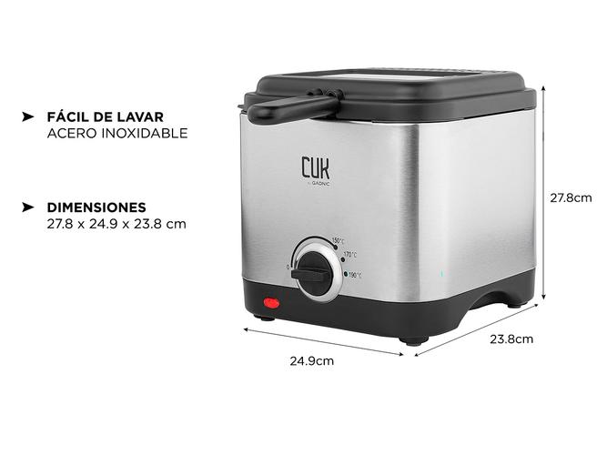 Freidora Eléctrica Gadnic FA15 220V 1,5 Litros - 5