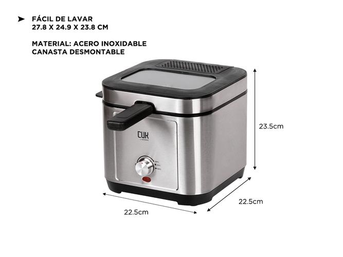 Freidora Eléctrica Gadnic FA2.5 220V 2.5 Litros  - 5