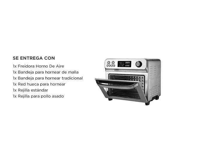 Freidora Horno De Aire Gadnic 1700W Digital - 6
