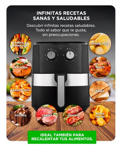 Freidora Eléctrica De Aire Gadnic 8067 6 5L 1400W - 3