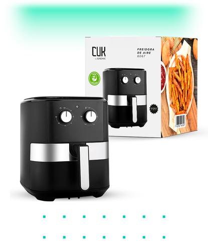 Freidora Eléctrica De Aire Gadnic 8067 6 5L 1400W - 6