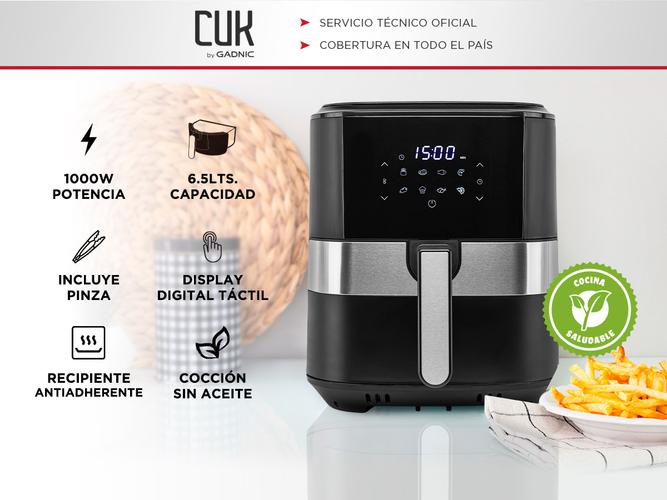 Freidora Eléctrica De Aire Gadnic 8067D 6.5L Outlet - 1