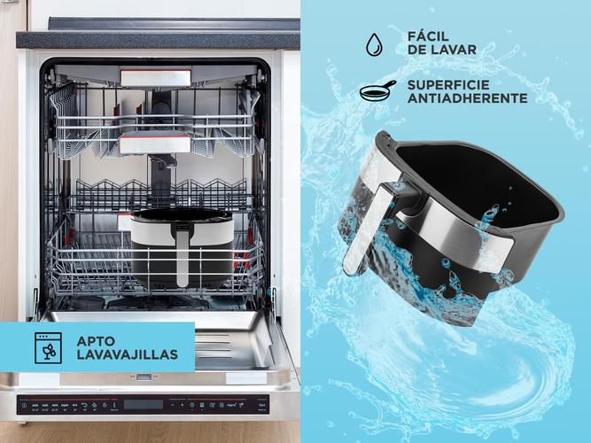 Freidora Eléctrica De Aire Gadnic 8067D 6.5L Outlet - 4