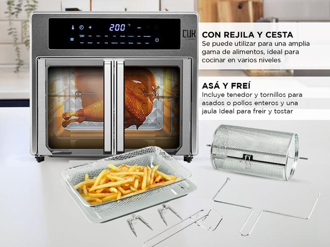 Freidora de Aire Gadnic 25lts con Accesorios - 2