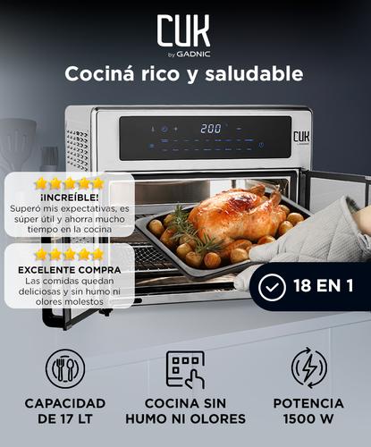 Freidora de Aire GADNIC 17 L Multifunción con Accesorios - 1