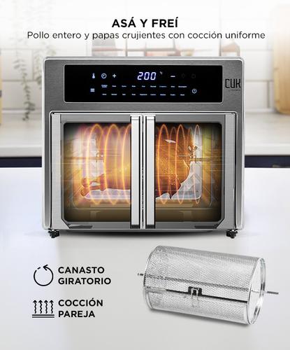 Freidora De Aire Cuk By Gadnic 25 Litros Con Accesorios Función Air Fry & Horno - 4