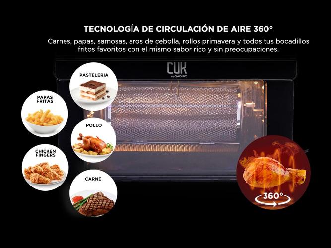 Freidora de Aire Gadnic 16L Plus Función Grill Horno  - 2