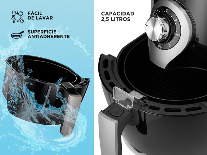 Freidora De Aire Winco W130N Electrica Sin Aceite Saludable Horno 2,5 Litros - 4