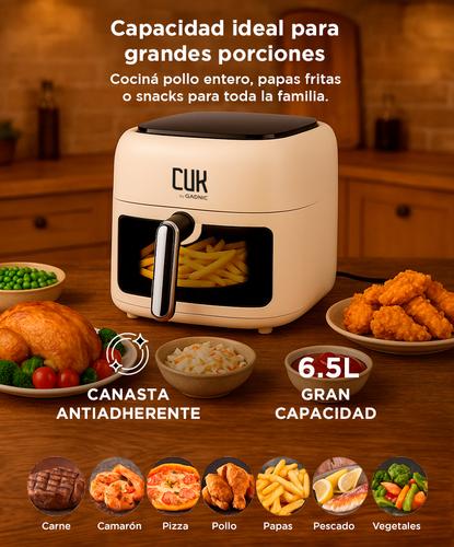 Freidora de Aire Cuk by Gadnic 6.5Lts Digital Antiadherente Sin Aceite Temporizador Multifunción - 2
