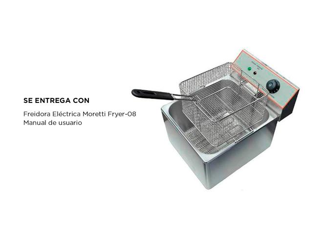 Freidora Eléctrica Moretti Comercial Fryer-08 8L 220V 2600W - 5