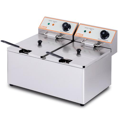 Freidora Eléctrica Doble Moretti Fryer 8 + 8 220V - 0