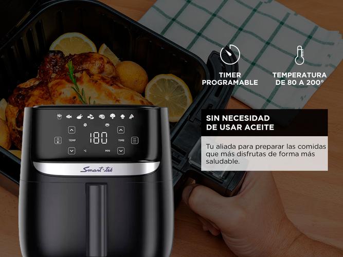 Freidora de Aire Smart Tek Air Fry 5 Sin Aceite 5.7l 1700w AF2050 - 2