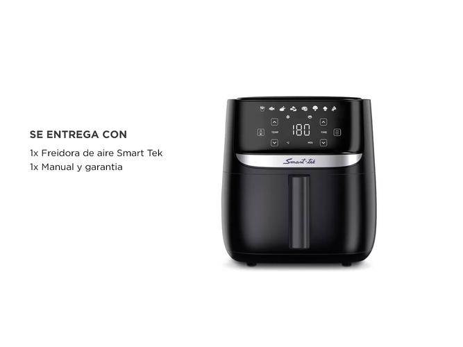 Freidora de Aire Smart Tek Air Fry 5 Sin Aceite 5.7l 1700w AF2050 - 5