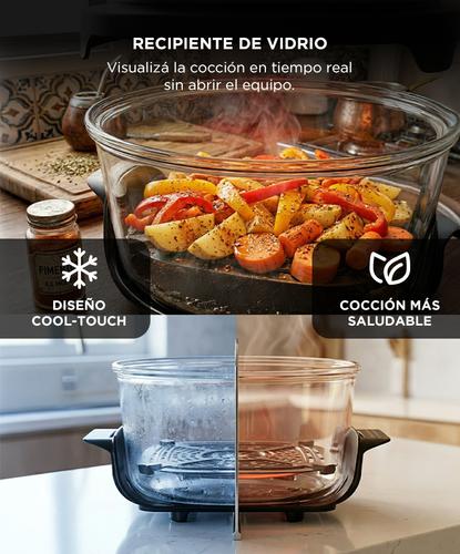 Freidora De Aire CUK By Gadnic Recipiente De Vidrio  42L Control Digital 1500W - 2
