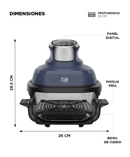Freidora De Aire CUK By Gadnic Recipiente De Vidrio  42L Control Digital 1500W - 5