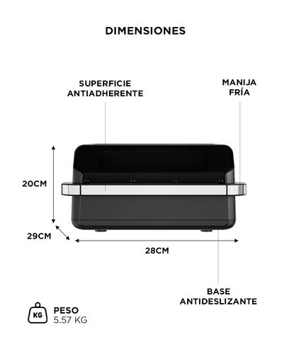 Freidora De Aire CUK By Gadnic Horno Pizzero 75L 1800W - 5