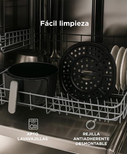 Freidora De Aire Gadnic Eléctrica 2,5L 1000W Timer Digital  - 4