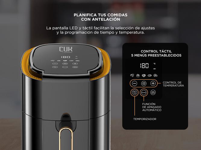 Freidora De Aire Cuk By Gadnic F2060 Pantalla Tactil 3,5 Litros - 2