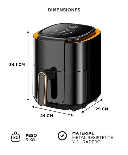 Freidora De Aire Cuk By Gadnic F2060 Pantalla Tactil 3.5 Litros - 5