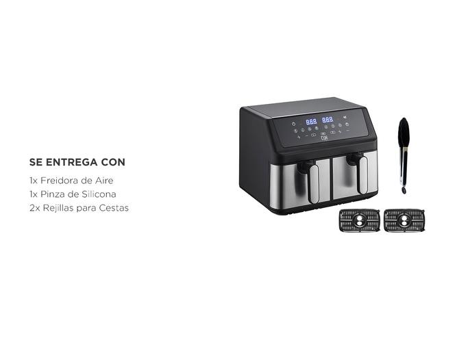 Freidora De Aire Eléctrica Gadnic Doble Canasto 9L Antiadherente - 5