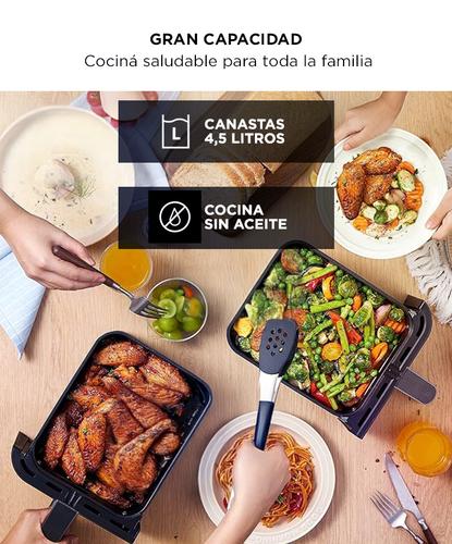 Freidora De Aire Eléctrica Gadnic Doble Canasto 9L Antiadherente - 3
