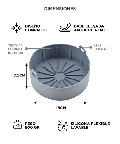 Recipiente Antiadherente Gadnic Accesorio Freidora de Aire - 5