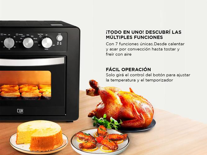 Horno y Freidora De Aire Gadnic 25 Litros - 3