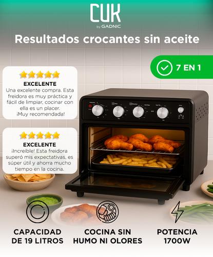 Horno y Freidora De Aire Gadnic 19 Litros Outlet - 1