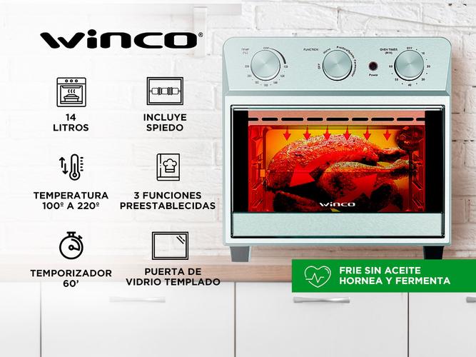Horno Freidor por Aire Winco W904 Acero Inoxidable Outlet - 1