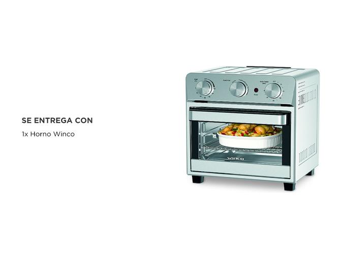Horno Freidor por Aire Winco 14L W904 Acero Inoxidable - 5