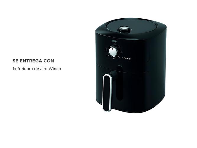 Freidora de Aire Winco W132 4.2 Litros Negra  - 6