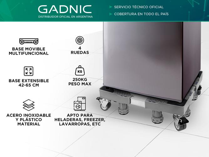 Soporte Para Electrodomésticos Gadnic FlexiFridge 10 Con Ruedas - 1