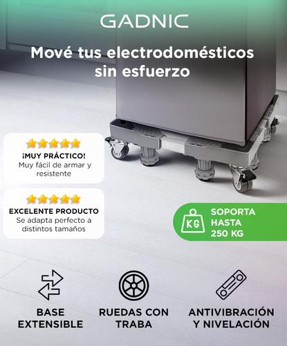 Soporte Para Electrodomésticos Gadnic FlexiFridge 10 Con Ruedas - 1