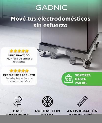 Soporte Para Electrodomésticos Gadnic FlexiFridge 10 Con Ruedas - 1
