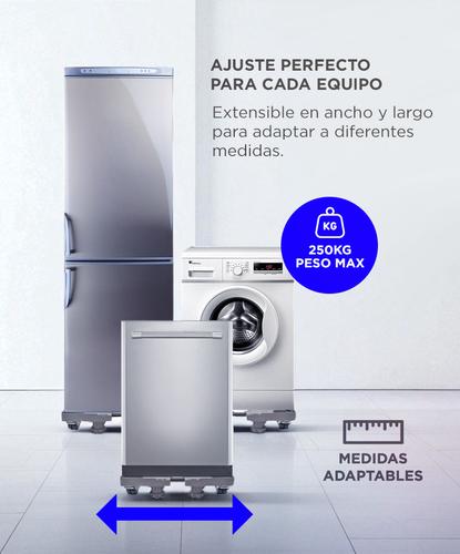 Soporte Para Electrodomésticos Gadnic FlexiFridge 10 Con Ruedas - 2