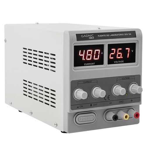 Fuente De Alimentacion Gadnic 305D Potente 30V 5 Amps Laboratorio - 0