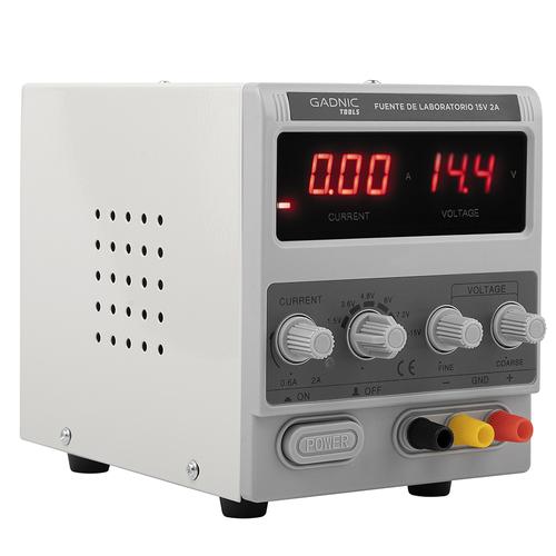 Fuente De Alimentación Gadnic 1502D+ 15V 2 Amps Laboratorio  - 0