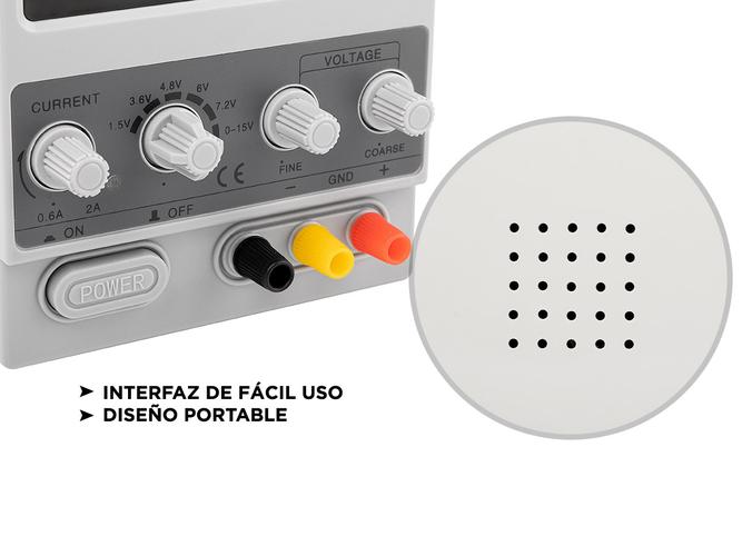 Fuente De Alimentación Gadnic 1502D+ 15V 2 Amps Laboratorio  - 4