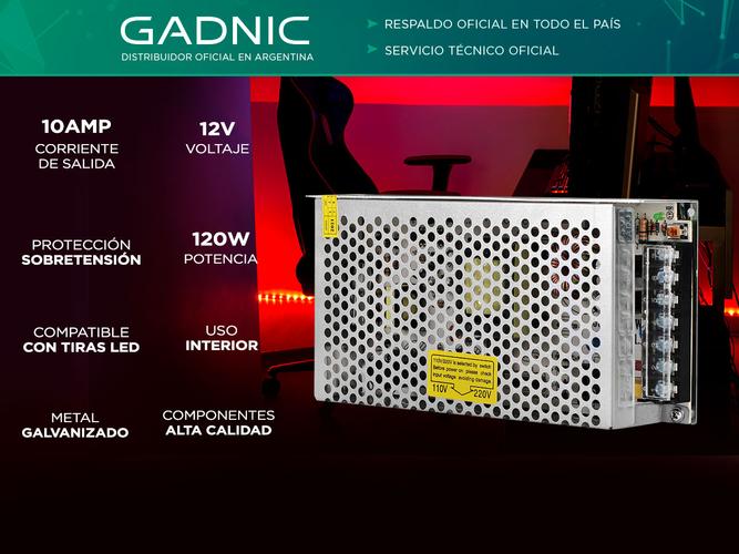 Kit x6 Fuente Switching 12v 10amp Regulada  - 1